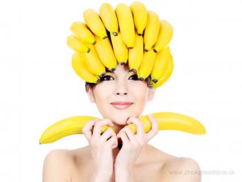 Maska na vlasy z banánu